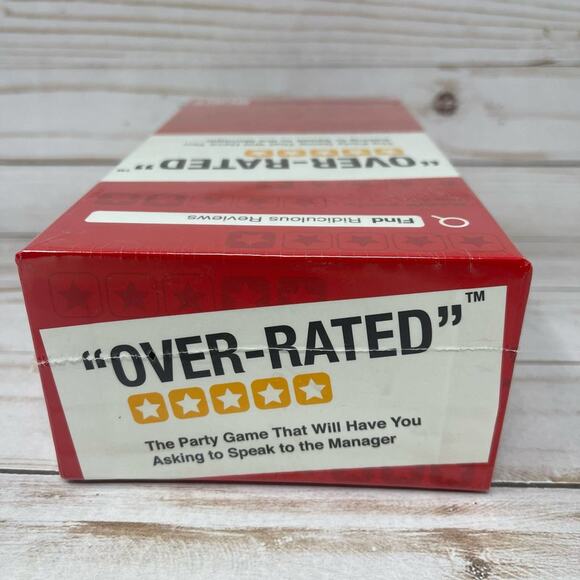 Over Rated Party Card Game by the Creators of What Do You Meme NEW - Picture 8 of 8